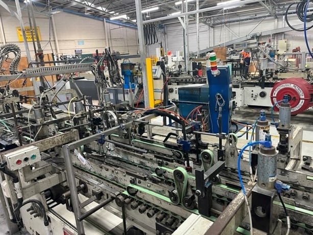 Jagenberg/Heiber & Schroder #Diana-Intertray/EF-11/D, Folding Box Gluer & Window Patcher, 105 cm & 110 cm - Image 6