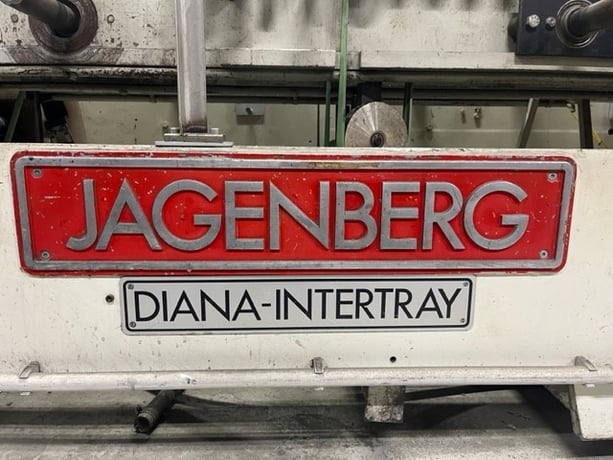 Jagenberg/Heiber & Schroder #Diana-Intertray/EF-11/D, Folding Box Gluer & Window Patcher, 105 cm & 110 cm - Image 8