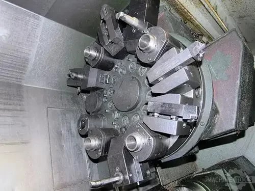 Hyundai Kia #SKT21LMS, CNC lathe, 9.84"chk, 2.559" bore, Fanuc 21i-TB, 2006 - Image 7