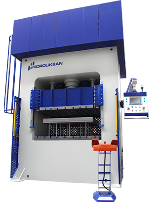 550 Ton, Hidroliksan #HDD-500, hydraulic H-frame press, 39" stroke, 39" DL, 47" x59"table,build to order - Image 1