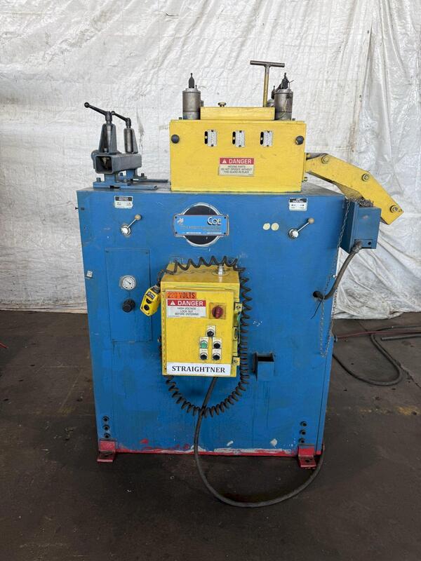 Coe #CPPS-PO-225-12, powered straightener, 12" x .187", 2-1/2" strightening rolls, 3" entry & exit - Image 2