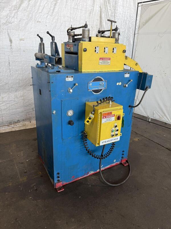 Coe #CPPS-PO-225-12, powered straightener, 12" x .187", 2-1/2" strightening rolls, 3" entry & exit - Image 3