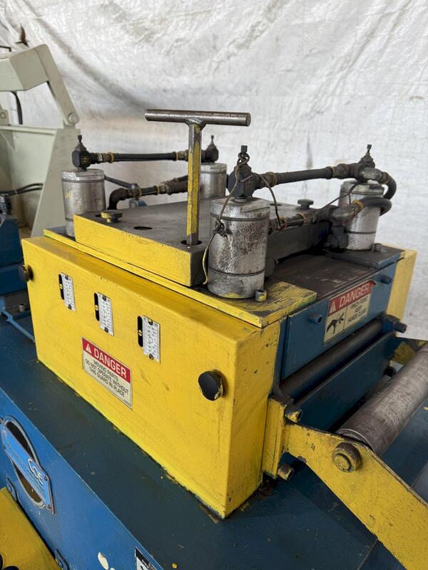 Coe #CPPS-PO-225-12, powered straightener, 12" x .187", 2-1/2" strightening rolls, 3" entry & exit - Image 8