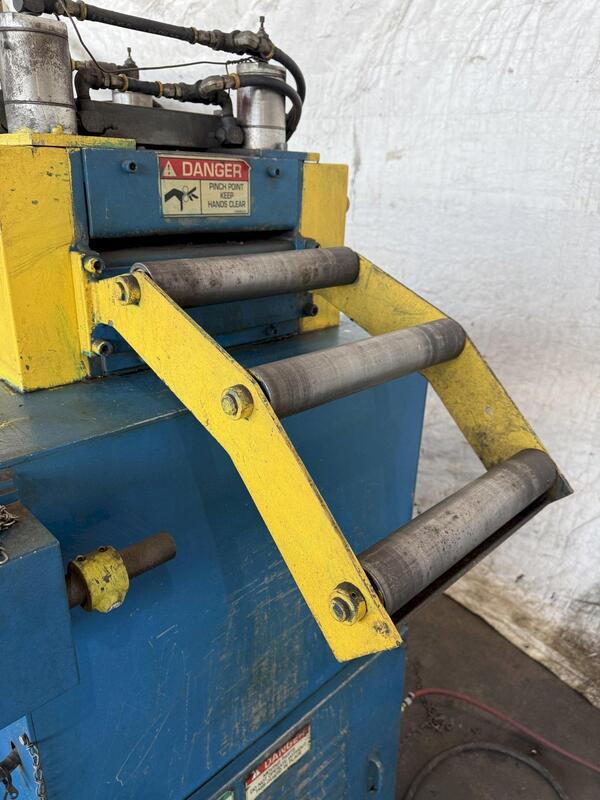 Coe #CPPS-PO-225-12, powered straightener, 12" x .187", 2-1/2" strightening rolls, 3" entry & exit - Image 9