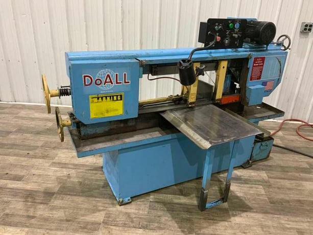 9" x 16" DoAll #C916, horizontal band saw, 158" x 1" blade, hydraulic head elevation, 2 HP, 1992 - Image 3