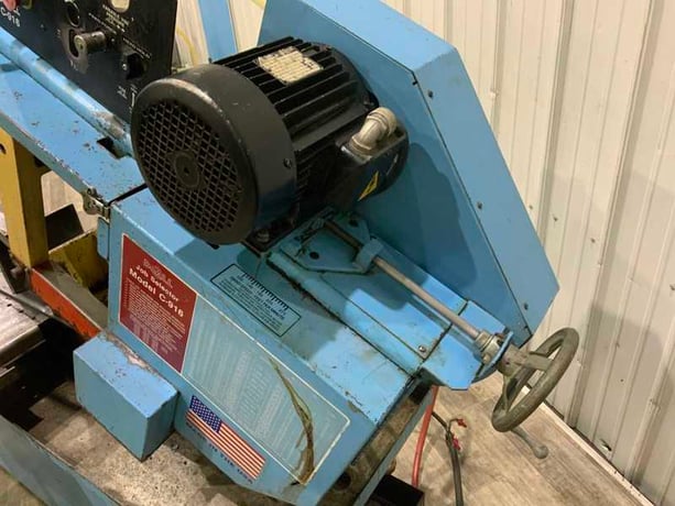 9" x 16" DoAll #C916, horizontal band saw, 158" x 1" blade, hydraulic head elevation, 2 HP, 1992 - Image 8