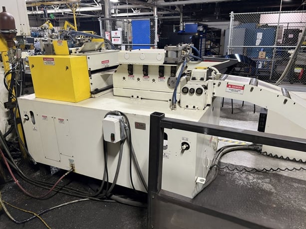6000 lb. Coe Press Equipment #CPRF-518/CPPS-350-12/CPR-DE-PO-06018, double end coil reel & power - Image 4