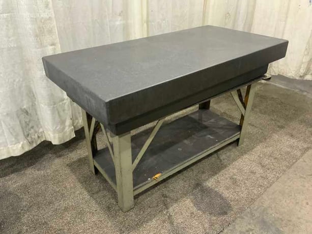 60" x 30" x 10" Mitchell, blac k granite surface plate, 3" ledge - Image 5