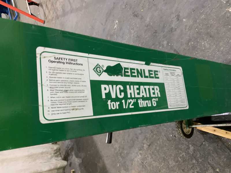 6" Greenlee #847, electric PVC heater, 1/2" to 6" cap., 6600 watt, 10 pre-heat time, 220 V. - Image 6