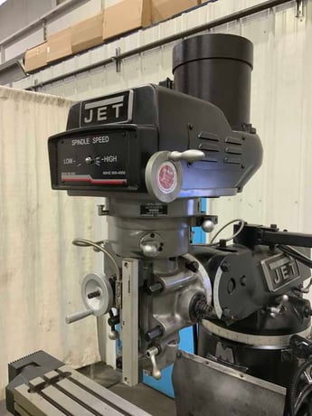Jet #ETM949-CNC, 2-Axis Elite G2 vertical mill, Accurite digital read out CNC Control, 9" x42" table, 3 HP - Image 2
