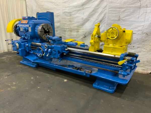 27-1/2" x 72" Lodge & Shipley #25, hollow spindle engine lathe, 20" swing over cross slide, 4-jaw 21" chuck - Image 1