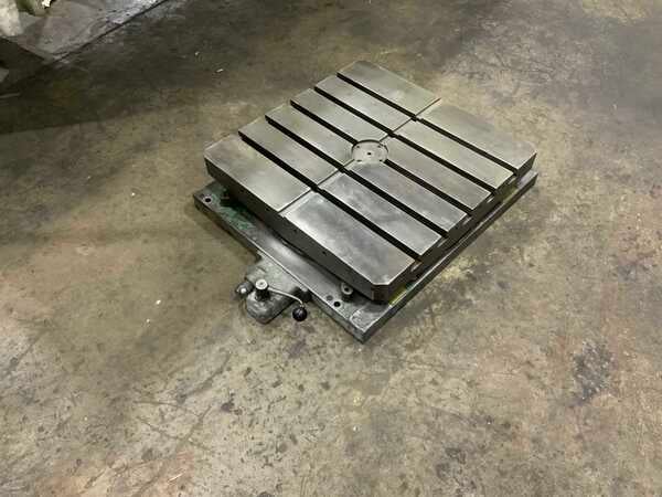 26" x 26" DeVlieg, air lift rotary table, 4000 lb. table capacity, 5 T-slots, air lift, air clamping - Image 7