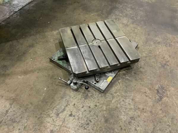 26" x 26" DeVlieg, air lift rotary table, 4000 lb. table capacity, 5 T-slots, air lift, air clamping - Image 10