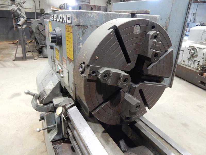 26" x 144" LeBlond, engine lathe, 18" swing over cross slide, 4-jaw 21" chuck, hard ways, thread dial, 10 HP - Image 2