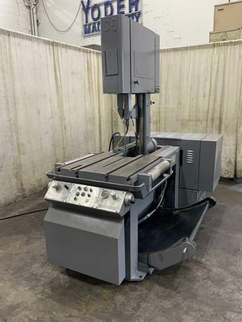18" x 20" Marvel #Series-81, tilt frame vertical band saw, 14' 6" x 1" blade, manual tilt, 1980' s - Image 10