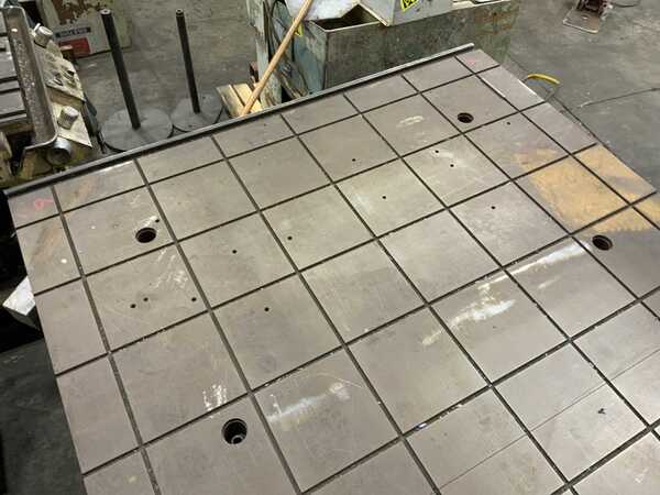 50" x 70" x 5-3/4" Portage layout table, fabricated stand, leveling stand - Image 4