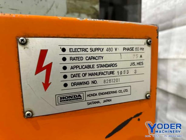 75 Ton, Kotokogyosho #VC-220, hydraulic C-frame press, 13.7" stroke, 20 HP - Image 7