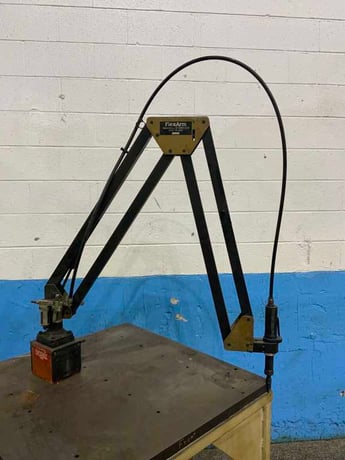 Pneumatic tapping arm, Flexarm, 66" reach, with Ingersoll-Rand Cyclone TX200 grinder - Image 2