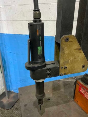 Pneumatic tapping arm, Flexarm, 66" reach, with Ingersoll-Rand Cyclone TX200 grinder - Image 5