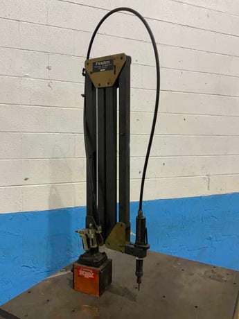 Pneumatic tapping arm, Flexarm, 66" reach, with Ingersoll-Rand Cyclone TX200 grinder - Image 7