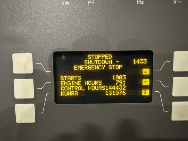 750 KW Cummins #DQFFA, diesel generator set, 277/480 Volts, 468 hours, 1490 HP @ 1800 RPM, QST30-G5 NR2 - Image 9