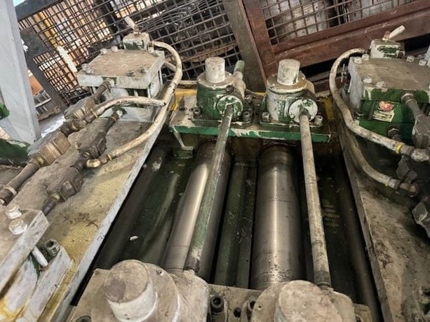12000 lb. Coe Press Equipment #CPPC-12024, reverse loop coil cradle / straightener combo, 24" x .375" stock - Image 4
