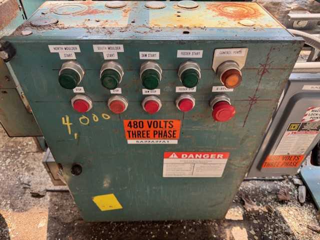 Garage door sizer, Kval, 48" material width, power feed, serial #1078 - Image 4