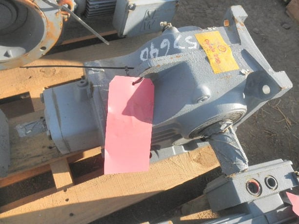 4500 RPM, Eurodrive #K77AD3, Right Angle Gear Reducer Gearbox, 12.36:1 Ratio, 364 RPM Output - Image 2