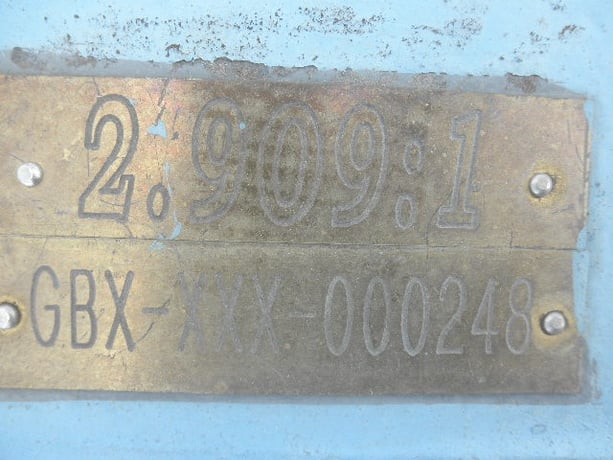 72 HP @ 350 RPM, Flender #KLN-280, Right Angle Gear Reducer Gearbox, 2.90 :1 Ratio, 120 RPM Output, 53 kW - Image 7