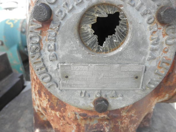 15 HP @ 750 RPM, Johnson #A-15, Right Angle Gearbox, 1.33:1 Ratio, 564 RPM Output, 1.25 service factor - Image 3
