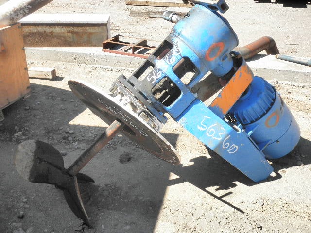 25 HP @ 1760 RPM, Lightnin Agitator, Right Angle Gearbox, 6.20 :1 Ratio, 283 RPM Output - Image 7