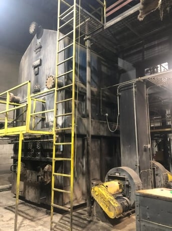 600 HP Hurst, Biomass Boiler, Wood Chips/Wood Pellets fuel, 20700 steam lbs/hr, 150 PSI, 2000 - Image 1