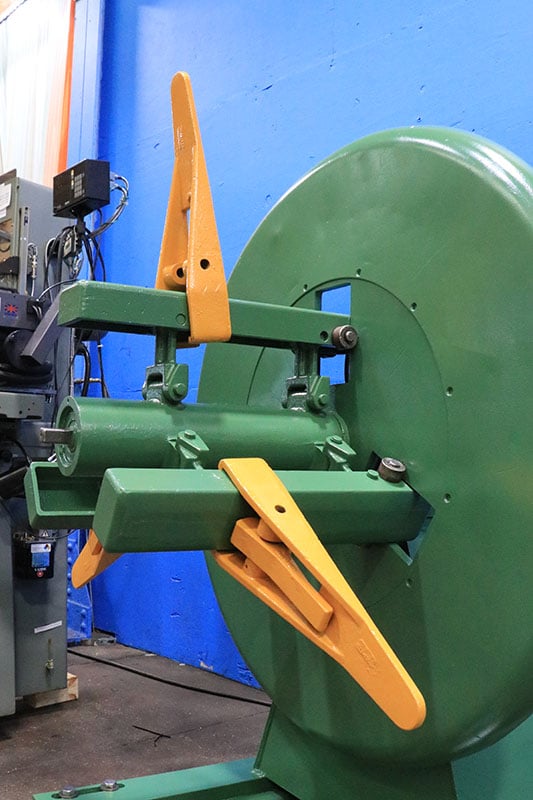 2500 lb. Perfecto #18-M-SB, motorized uncoiler, 18" width, 60" outside dimensions, 15.5"-20.5" ID, 21" - Image 4