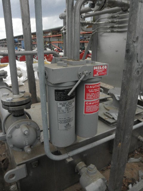 Lube Skid, w/Heat Exchanger, 300 psi shell, 150 psi tube, 300 F max temp. - Image 4