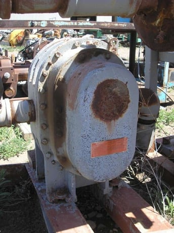 100 cfm, 15 psi, Sutorbilt #6HV-B, Blower, on Skid, 20 HP, 1755 RPM - Image 1