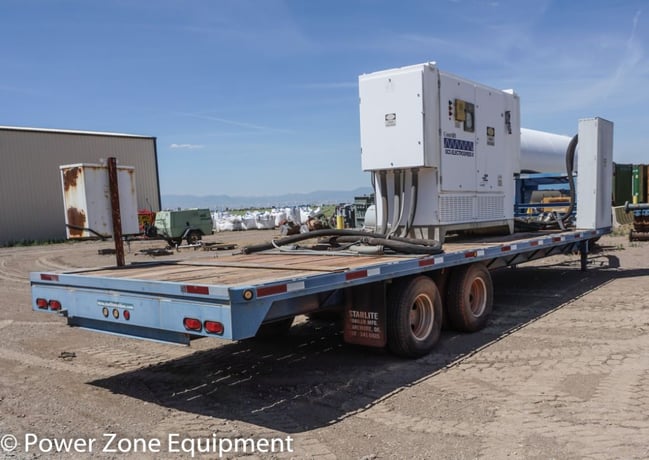 1200 Amp. Eaton Cutler-Hammer, Heavy Duty Safety Switch, w/VFD, mounted on 30' goose neck trailer, 600 V - Image 7