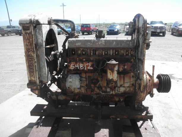 110 HP @ 2000 RPM, Waukesha #135-GZ, Natural Gas Engine, radiator through clutch - Image 1