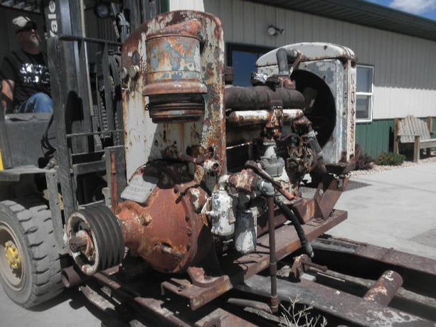 110 HP @ 2000 RPM, Waukesha #135-GZ, Natural Gas Engine, radiator through clutch - Image 5