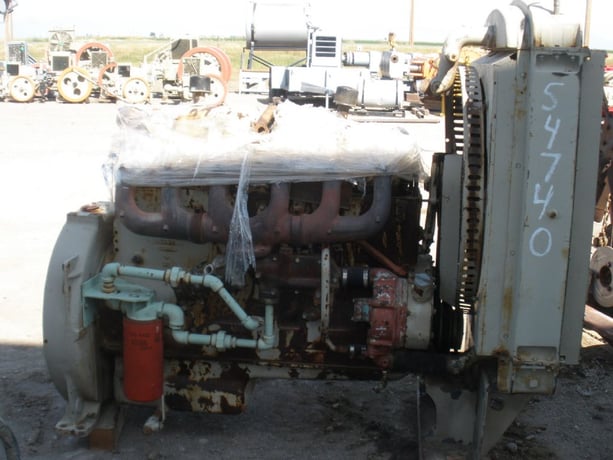 145 HP @ 1200 RPM, Waukesha #145, Natural Gas Engine, Inline 6-cylinder - Image 3
