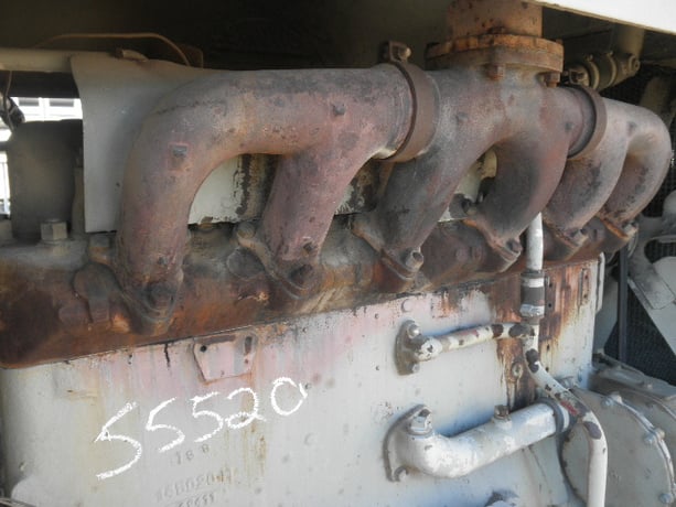 120 HP @ 1600 RPM, Waukesha #145-GK, Power Unit w/Clutch & Radiator, on skid - Image 3