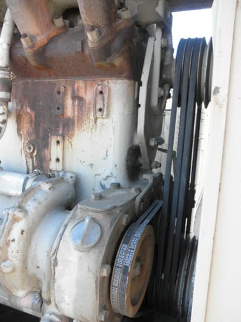 120 HP @ 1600 RPM, Waukesha #145-GK, Power Unit w/Clutch & Radiator, on skid - Image 10