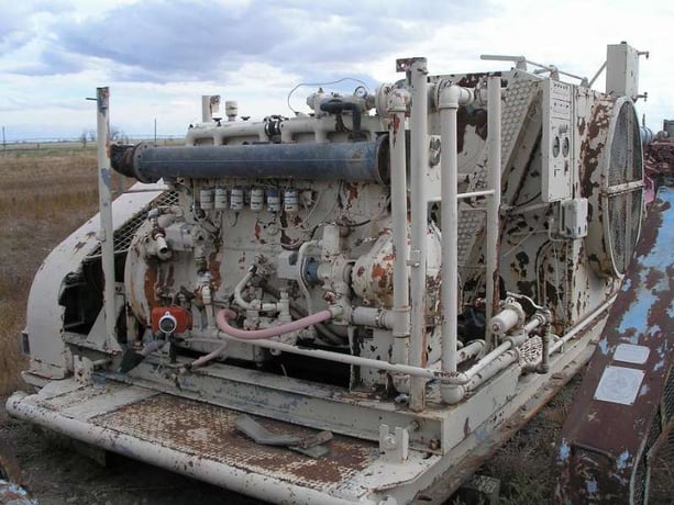 175 HP @ 1200 RPM, Waukesha #6WAK, Natural Gas Engine - Image 3