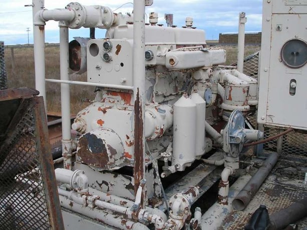 175 HP @ 1200 RPM, Waukesha #6WAK, Natural Gas Engine - Image 4