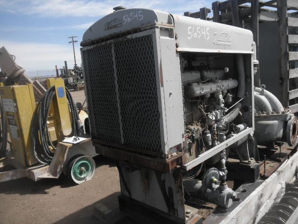 70 HP @ 1800 RPM, Waukesha #F-554-GU, Natural Gas Power Unit, radiator through flywheel - Image 4