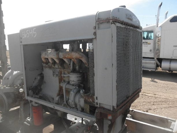 70 HP @ 1800 RPM, Waukesha #F-554-GU, Natural Gas Power Unit, radiator through flywheel - Image 5