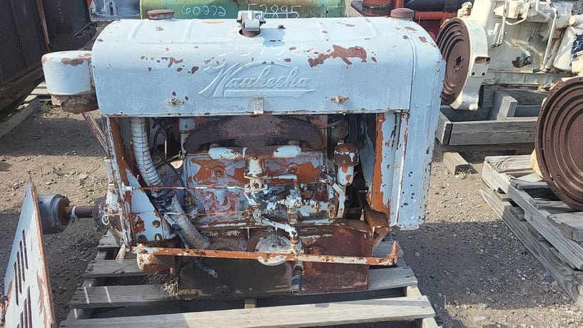 25 HP @ 1200 RPM, Waukesha #XAH-295G, Natural Gas Engine, 4-cylinder - Image 10