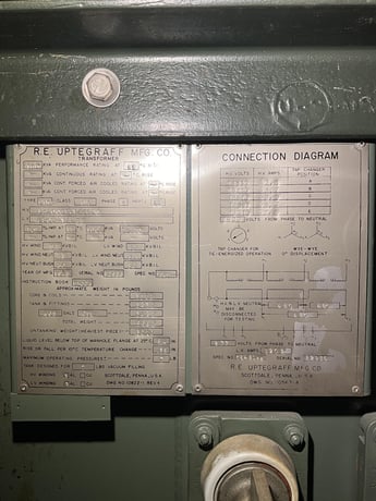 1000 KVA 13200GY/7620 Primary, 480GY/277 Secondary, 3 phase, Padmount Transformer - Image 1