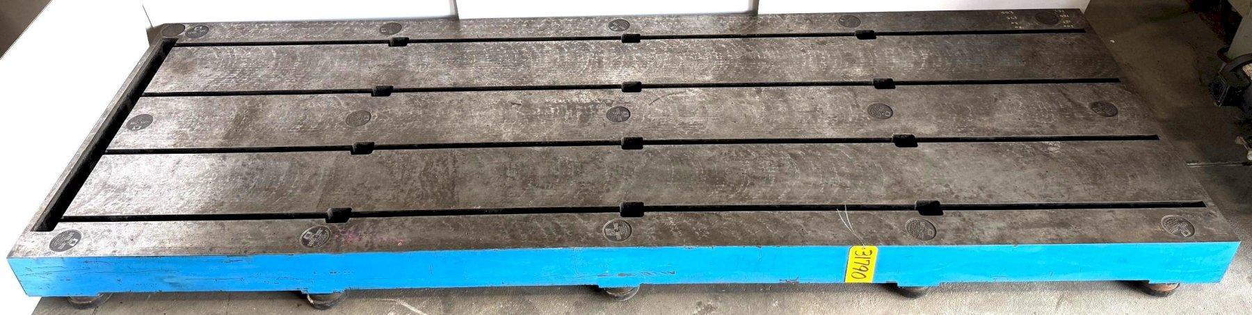 48" x 144" x 7" Bay Cast/Level-Tite Bay Cast Plate, T-Slotted, nice - Image 3