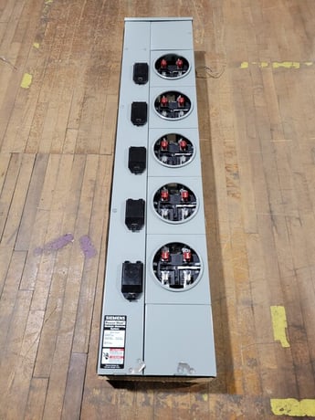 125 Amps, Siemens #WMM51125, Power Mod Modular Metering System Meter Stack, 240 VAC - Image 1