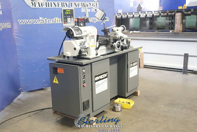 13" x 14" Ganesh #CTL-618, precision lathe, inch/metric, Newall 2-Axis digital read out, work light - Image 8
